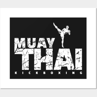 Muay Thai Kickboxing Posters and Art